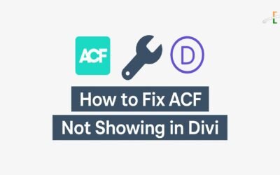 How to Fix Advanced Custom Fields (ACF) Not Showing in Divi